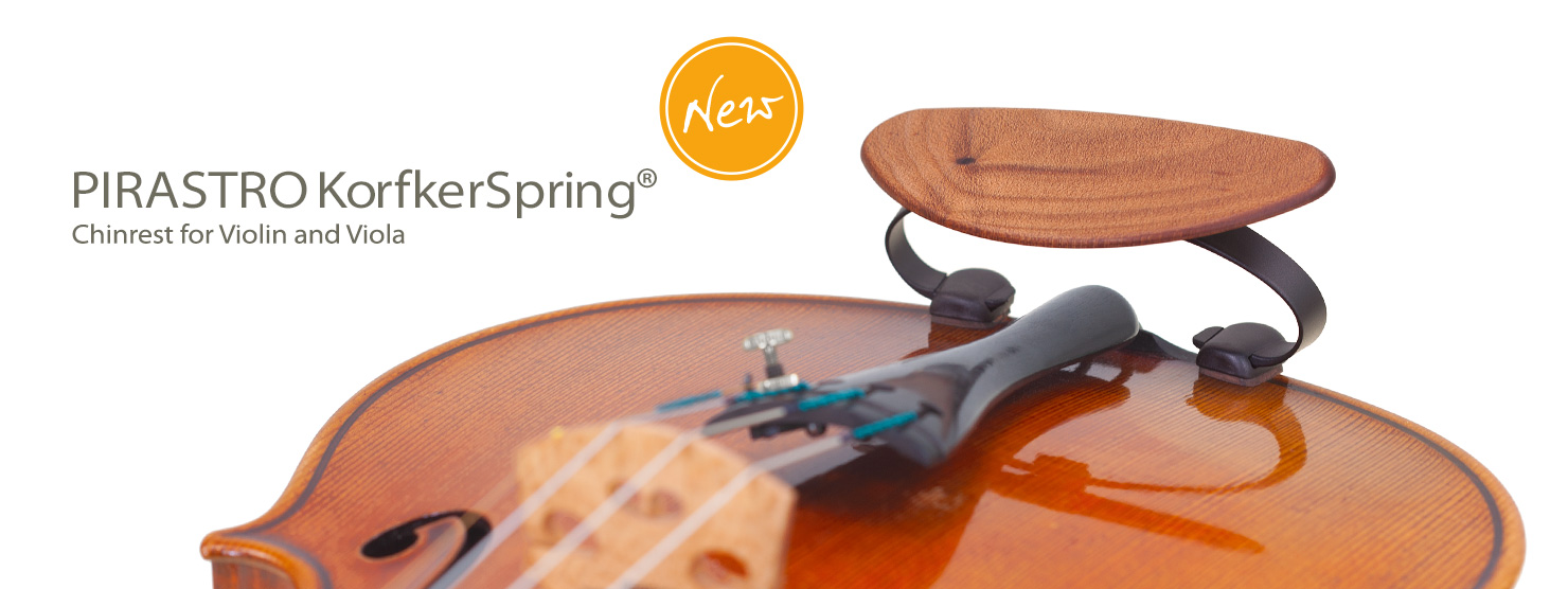 PIRASTRO KorfkerSpring® Chinrest for Violin & Viola