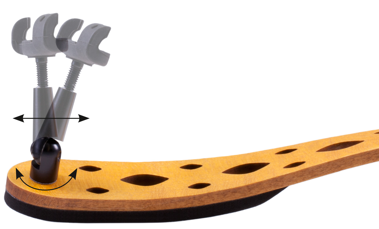 Abb. 6 Winkeleinstellung des brustseitigen Gelenkbeins